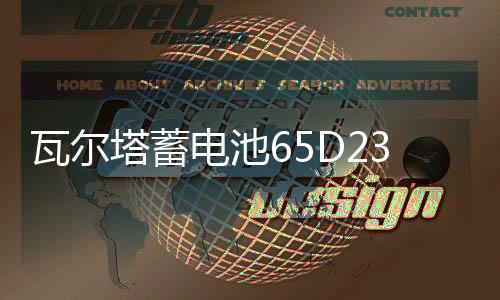 瓦尔塔蓄电池65D23L汽车电瓶 适配卡罗拉朗动花冠奇骏  蓝标