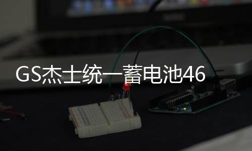 GS杰士统一蓄电池46B24L适配奥德雅阁轩逸新阳光思域逍客汽车电瓶